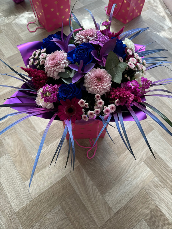 Bouquets | Blues and purples bouquet