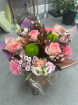 Bouquets | Highland cow rose gold mix