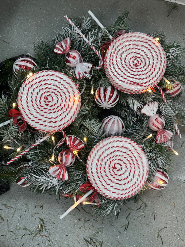 christmas | Lolly wreath