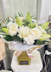 Bespoke Bouquets | Sympathy Flowers | Neutral Bouquet - Florist Choice