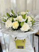 Bespoke Bouquets | Sympathy Flowers | White Lily&Rose Bouquet