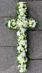 Bespoke Funeral Tributes | Mixed Flower Cross Tribute