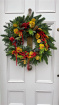 Christmas Wreaths | Better not pout - Christmas door wreath