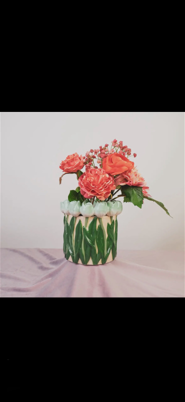 Gifts | Tulip vase - mint green