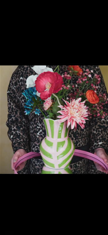 Gifts | Pink & green vase