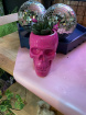 Gifts | Pink skull planter