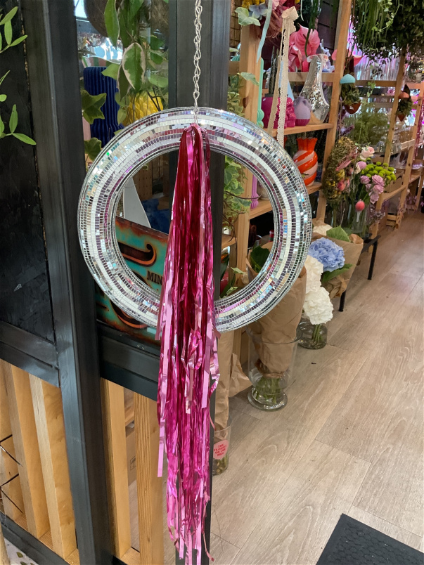 Gifts | Disco door wreath
