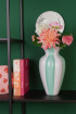 Gifts | Mint stripe vase