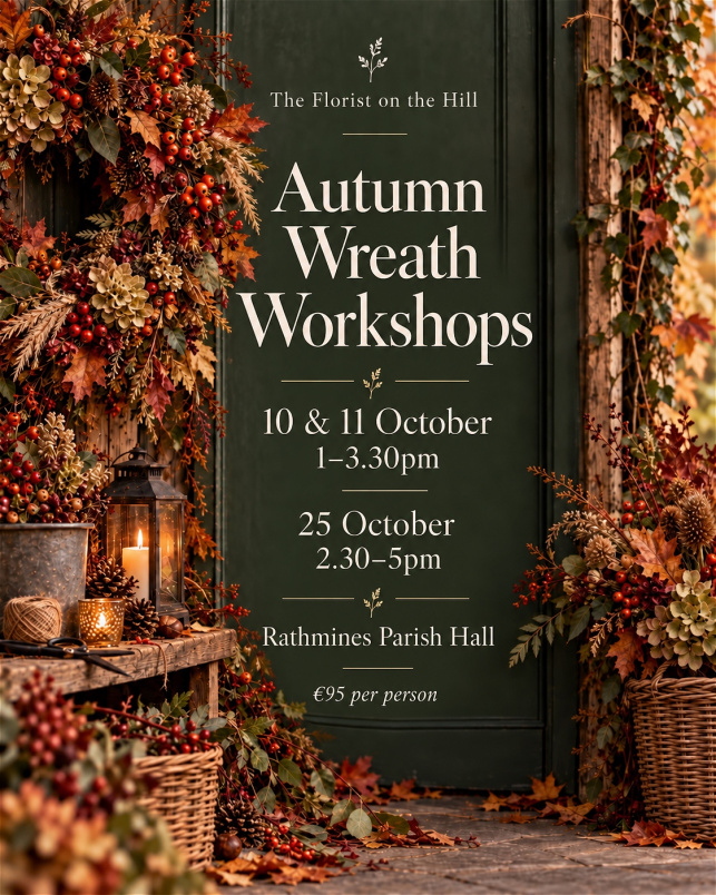 Workshops | Autumn wreath workshop - Oct 10th