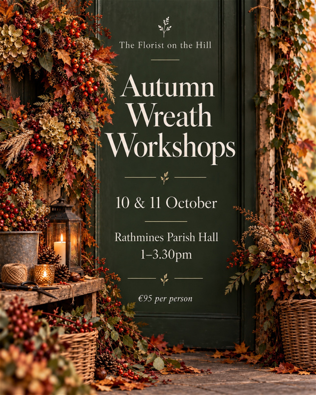 Workshops | Autumn wreath Workshop- Oct 11th