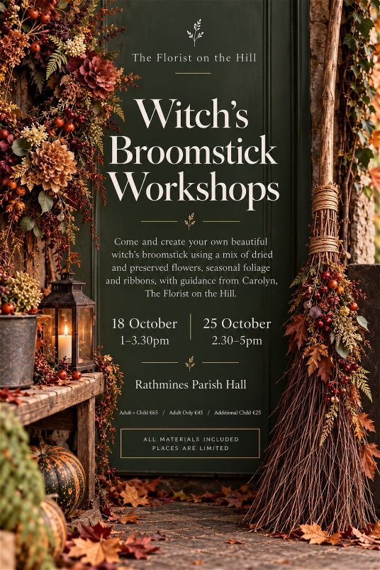 Workshops | Witches broomstick workshop - Oct 18th