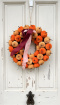 Wreaths | Orange Pumpkin wreath