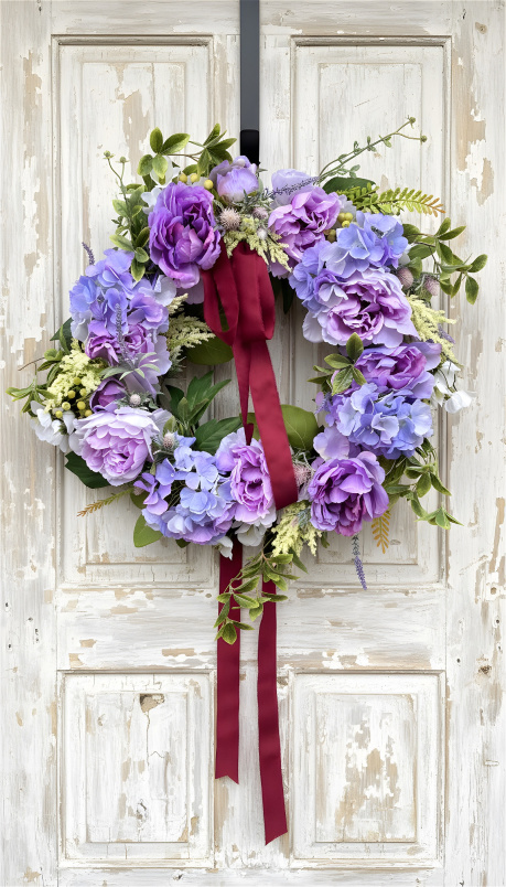 Wreaths | Lavender faux wreath