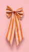 Gifts | Bow Orange stripe