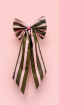 Gifts | Bow Green & Pink Stripe