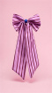 Gifts | Bow Purple stripe
