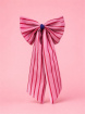 Gifts | Bow Pink & red stripe