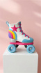 Vases | Rainbow bright roller skate vase