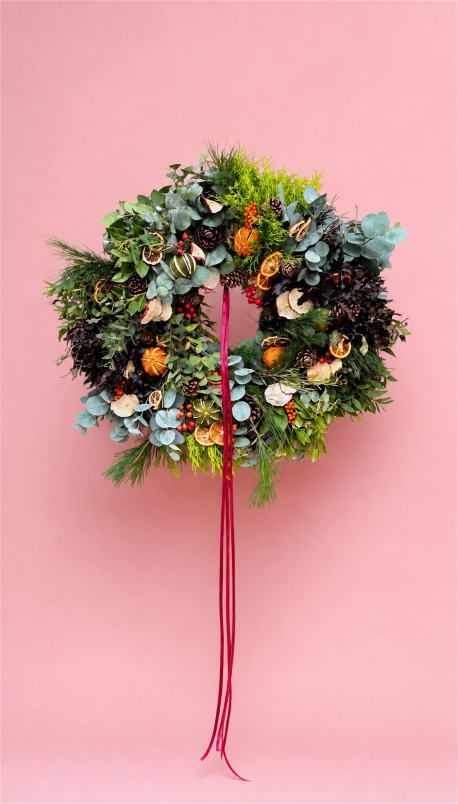 Christmas On The Hill | Wreaths | Wonderful Christmastime Luxury wreath
