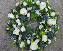 Funeral Wreaths | Classic Whites Funeral Wreath