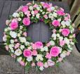 Funeral Wreaths | Pinks Seasonal Mix Funeral Wreath
