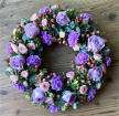 Funeral Wreaths | Purple Mixed Funeral Wreath