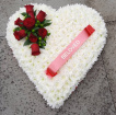 Funeral Flowers Selection | Funeral Hearts | Solid Based Hearts