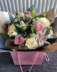 Bouquets | Mother's Day | Valentine's Day | Pretty in Pink Gift Bag Bouquet