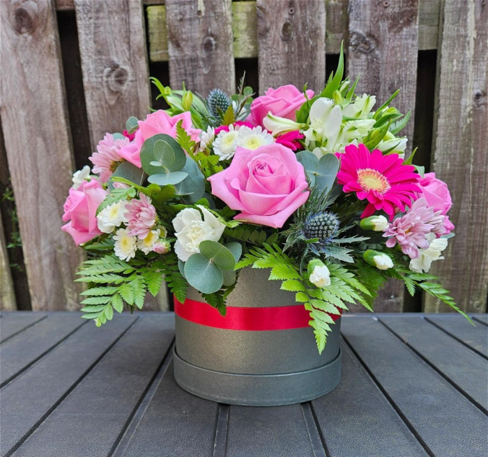 Gift Flowers | Mother's Day | Floral Hat Box