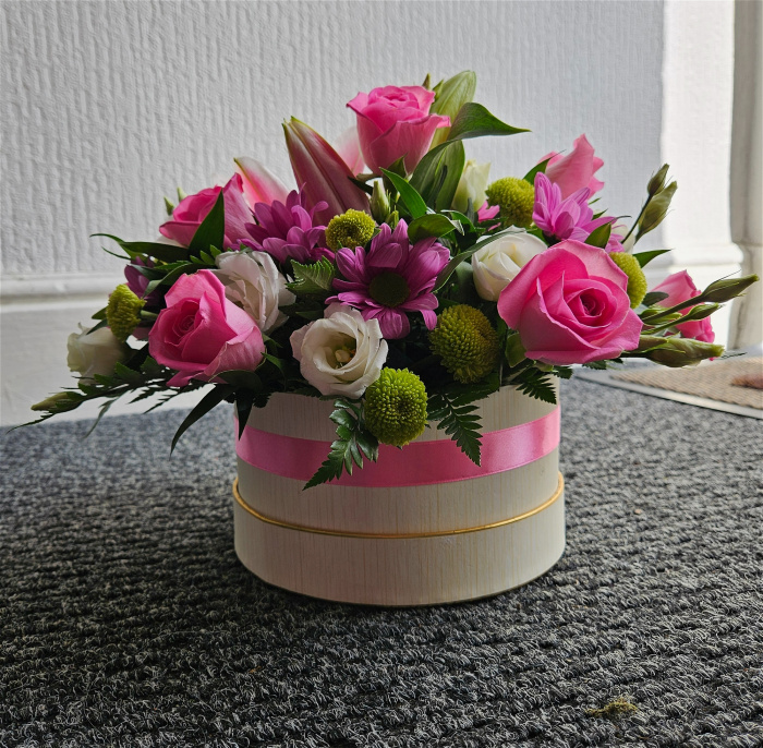 Gift Flowers | Mother's Day | Floral Hat Box
