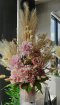 Arrangements | Pink Artificial & Dried Front Facing Arrangement