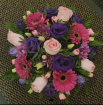 Funeral Posie Arrangements | Pink & Purple Posie Arrangement