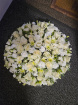 Funeral Flowers Selection | Funeral Posie Arrangements | Timeless White Posie Arrangement