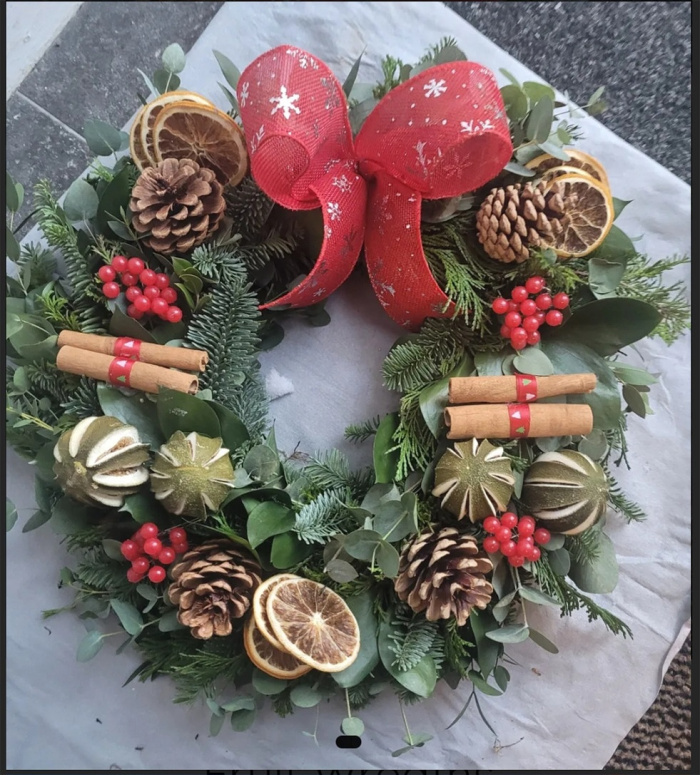 Christmas Wreaths | Fruit Door Wreaths