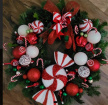 Christmas Wreaths | Candy Cane Wreath