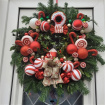 Christmas Wreaths | Candy Cane Wreath