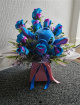 Bouquets | Stitch Teddy & Artificial Rose Bouquet