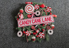 Christmas Wreaths | Artificial Candy Cane Wreath