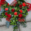 Funeral Flower Sheaf | Funeral Flowers Selection | Mixed Flower Tied Sheaf