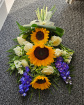 Funeral Flower Sheaf | Funeral Flowers Selection | Sunflower Tied Sheaf