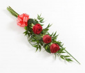 Funeral Flower Sheaf | Funeral Flowers Selection | Red Rose Tied Sheaf