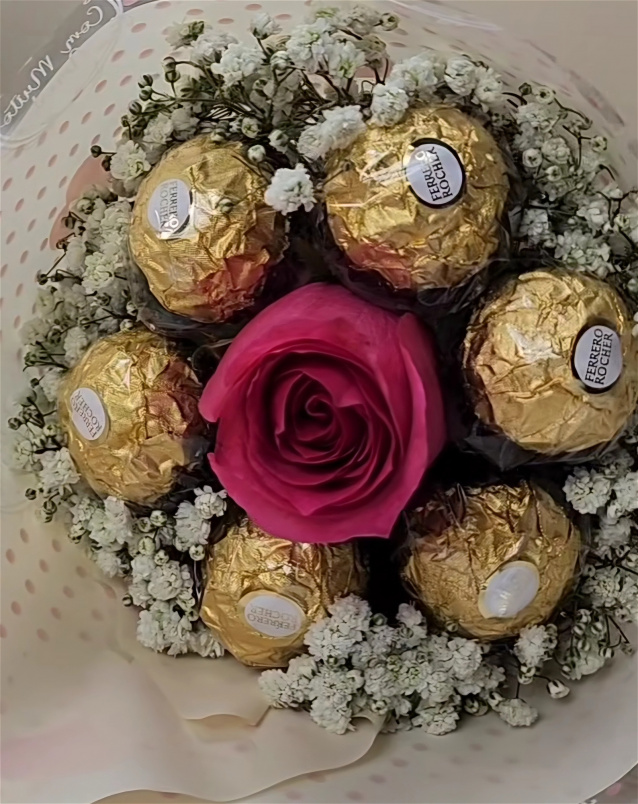 Chocolate Bouquets | Mother's Day | Valentine's Day | Rose & Chocolate Bouquet