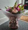 Bouquets | Mother's Day | Valentine's Day | Flower, Chocolate & Teddy Gift Set