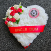 Artificial Funeral Flowers | Artificial SUFC Heart