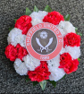 Artificial Funeral Flowers | Cemetery Flowers | SUFC Football Artificial Posy