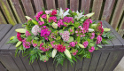 Casket Spray | Sweet William & Lilies Spray