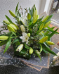 Sympathy Gift Flowers | Serene White Lily Tribute Bouquet