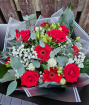 Gift Flowers | Scarlet Romance Anniversary Bouquet