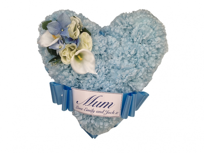 HEARTS | Blue Silk Heart