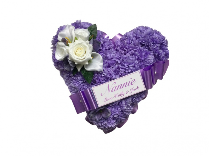 HEARTS | Lilac Silk Heart